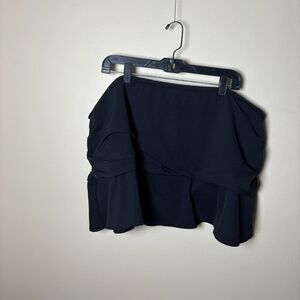 lands ends womens swim skort size 22W black